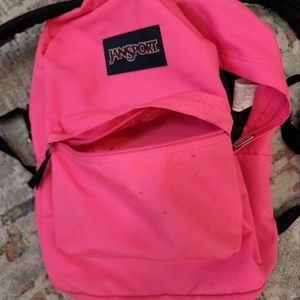Pink Jansport backpack